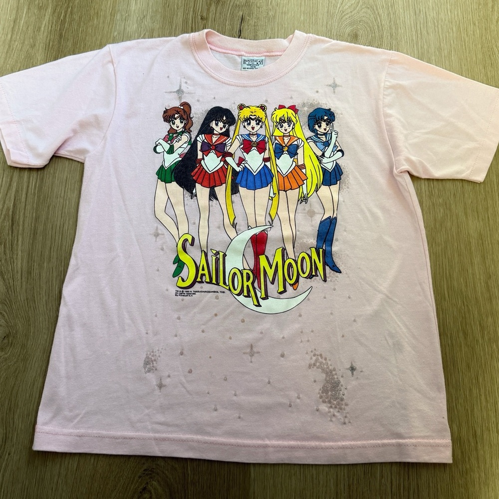 Vintage 90s Dead Stock 1995 Sailor Moon Anime Single Stitch Tshirt - Picture 1 of 10
